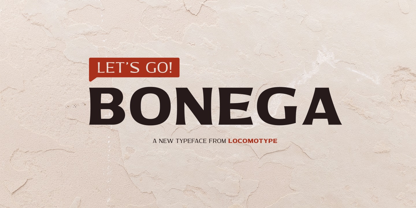 Bonega Regular Font preview